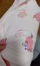 童泰春季新生婴儿宝宝床品夹棉小抱被外出防风保暖抱毯盖毯 粉色 80x80cm 晒单实拍图
