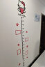 飞蚂蚁卡通身高贴3d立体亚克力儿童房幼儿园墙壁装饰贴画宝宝身高墙贴纸 照片KT身高 大 实拍图