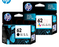 惠普（HP） 62号 原装墨盒 适用于HPOJ 200/258 移动打印机 62BK标准容量套装（约200+165页） 实拍图