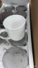 陶相惠 茶杯 陶瓷盖杯10只装带盖纯白开会杯子商务会议办公水杯套装 晒单实拍图