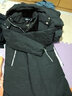 皮尔卡丹（pierre cardin）冬季加厚情侣加长款羽绒服男潮流外套时尚连帽抗寒过膝羽绒衣男潮 黑色 5XL适合190-230斤 实拍图