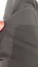 芭布笛阔腿西装裤女高腰垂感2022春秋宽松显瘦小个子直筒黑色休闲裤子 黑色单扣春秋款 2XL 适合120-130斤 实拍图