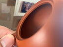 玉颐阁送礼佳品紫砂壶纯手工宜兴功夫名家刘浩原矿大红袍朱泥爱心西施 朱泥180cc 实拍图