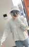蕉内凉皮5系防晒衣女款防紫外线户外皮肤风衣透气防晒服夏季 冷雾灰 S 实拍图