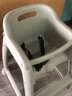 贝佳元儿童餐椅肯德基KFC宝宝吃饭BB椅酒店必胜客餐厅椅麦当劳座椅加大 儿童餐椅+滑轮+刹车 实拍图