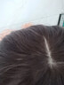 佰丝堂假发女长发全真发发片刘海补发块头顶遮白发轻薄增加发量真人发丝 棕色13*13仿肤递针 30cm 法式刘海 实拍图