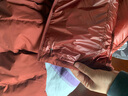 mont·bell羽绒服男款冬季800蓬鹅绒连帽GTX面料防风保暖外套 1101639 深棕红 BNBR L 实拍图