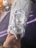 斯凯奇（Skechers）女鞋夏季小白鞋蕾丝休闲运动熊猫鞋黑色增高厚底老爹鞋11959 白色/WHT 35 实拍图