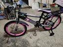 优诗诺（YOUSHINUO）儿童自行车山地车男女孩单速变速辐条一体轮可选6-8-9-15岁学生车 单速黑粉+大礼包 20 寸适合125-145CM 实拍图