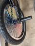 喜奈仕20寸花式BMX碟刹表演车小轮车极限运动自行车特技车攀爬技巧街车 黑色款 实拍图