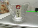 和风四季 玻璃品茗杯耐热茶杯个人杯主人杯茶具功夫茶杯一口杯锤目纹杯子 （B款）樱雪凹点品茗杯（40ml） 实拍图