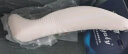 文雅丽（Viiyaly） 海马抱枕泰国天然乳胶孕妇侧睡觉人男女朋友儿童夹腿长条形靠枕 米色外套 常规款-108CM身高170以下适用 实拍图