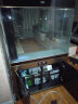 汉霸超白玻璃鱼缸 生态底滤循环系统 鱼缸客厅 家用智能懒人 水族箱 古铜+黑 屏风款1.0米长x40cm宽x82cm+71cm高 实拍图