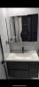 简蓝（JIANLAN）浴室柜陶瓷一体盆卫生间洗脸手盆柜洗漱台组合智能镜柜2023年新款 日暮灰智能80（促销中） 陶瓷吊柜JL-04 晒单实拍图