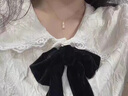 VANNISA 竹节猫眼石项链女款S925银轻奢小众设计锁骨链潮流网红吊坠送女朋友情人圣诞节生日礼物 金色-有你‘竹’够·项链 实拍图