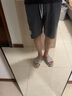 稻草人（MEXICAN）短裤男夏季男士时尚纯色百搭五分裤男装休闲运动沙滩裤 灰色. L 实拍图
