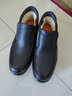 强人棉鞋男羊毛保暖休闲鞋头层牛皮冬季防寒棉皮鞋 JDC351085 黑 38码 实拍图