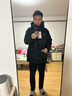 波司登（BOSIDENG）【反季】冬季极寒羽绒服鹅绒女款中长款连帽新国标商场同款外套 【店长推荐】迷彩黑9813 3XL 185/104A 体重约160斤-180斤 实拍图