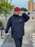 李宁荷叶防护风衣丨运动风衣情侣夏季防泼水户外登山服宽松外套防晒衣 【晴雨两用】黑色955-3 L 实拍图