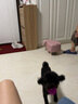 全品屋大象凳子动物凳实木换鞋凳创意小凳子家用客厅卡通可爱矮凳 小狗-粉色 25cm 实拍图