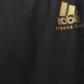 阿迪达斯 （adidas）t恤男夏季运动透气轻薄宽松棉短袖 黑/金（经典款） 2XL  实拍图