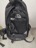 酷咖旅行包男双肩包 65升大容量防划耐磨背包 户外多功能登山包出差旅 黑色 实拍图