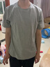 MUJI MUJI 男式 印度棉天竺编织 圆领短袖T恤 ABA01A0S 灰色 XL 实拍图