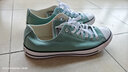 匡威（Converse）All Star夏季男女运动低帮帆布鞋豆沙绿绿色A06567C A06567C 44 实拍图