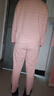 蕉内（Bananain）棉棉305H男女士睡衣睡裤纯棉情侣家居服套装春秋季长袖长裤不闷汗 【女士】沫粉条纹 M 实拍图