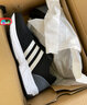 阿迪达斯（adidas）正品男鞋2025年秋季网面时尚休闲跑步鞋轻便透气减震耐磨运动鞋 FV8786/黑白/店长力荐 40 实拍图