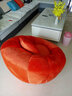 虎图腾个性时尚懒人南瓜沙发客厅休闲卡通卧室阳台单人小沙发椅创意 超柔橘色 单人位 实拍图