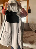 骆驼冲锋衣男[baby同款]羽绒三合一防风防水户外抓绒登山服女 O005W4，冰川灰 ，中性【抓绒】 L 实拍图