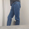 安初夏牛仔裤男士春夏季新款韩版弹力修身显瘦潮牌裤子男直筒休闲长裤男 B蓝色+B浅蓝 31 -2尺4建议125-135斤 实拍图