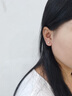 迪后（Dirholl）轻奢和田玉银耳环女气质玉石耳坠高级感耳饰情人节生日礼物送女友 金枝玉兰耳环【精美高档礼盒】 实拍图