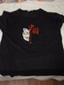 嘉晔短袖t恤男士夏季中国狮T恤衫潮牌ins体恤宽松打底衫国潮上衣男 黑色 3XL 实拍图