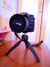 神牛 适用于神牛直播补光灯桌面手机三角架轻便手持便携支架单反微单摄像机手机自拍三脚架支架 黑色三脚架 实拍图