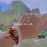 中国黄金（CHINA GOLD）白月光玉手镯女冰种宽条玉髓玛瑙手镯子纪念日生日礼物送女友妈妈 京速达*白月光手镯-54圈口【中金礼盒】 实拍图
