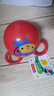 费雪（Fisher-Price） 儿童小皮球婴儿手抓软胶摇铃球拍拍球 10CM直径 红色 实拍图