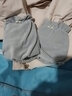 畅印秋冬女短款纯色毛绒袖套办公家务耐脏套袖羽绒服棉衣袖口防污袖套  灰色 实拍图