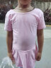 驰动儿童舞蹈服女童练功服春夏短袖考级服装连体服棉芭蕾舞裙粉色2XL 实拍图
