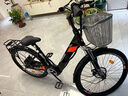 凤凰（Phoenix）电动自行车成人男女士锂电池电动车新国标小型助力电瓶车电单车 L8黑色【单速】26寸辐条轮 20AH电动续航60公里 实拍图