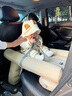 梦多福汽车载婴儿童宝宝高铁睡觉神器车上内用后排座带娃充气旅行睡床垫 【床面延长加大款】分体式靠枕可调节床面 宝宝可折叠充气垫汽车火车飞机多用 实拍图