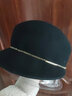 香雪羽秀贝雷帽子女秋冬时尚洋气报童帽女士百搭羊毛马术帽优雅日系鸭舌帽 黑色 均码 56-58CM 实拍图