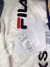 FILA 斐乐官方情侣款连帽卫衣秋季新款纯棉宽松针织长袖上衣加绒 【加绒】蒸汽白-IV XS 实拍图
