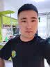 简拓 2022夏季新品薄款中国风刺绣仙鹤纯棉短袖T恤 学生情侣装体恤男大码半袖衫 2006黑色 L码(115-140斤) 实拍图