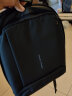 马可·莱登双肩包男士多功能薄款背包休闲书包15.6英寸笔记本MR9813典雅黑 晒单实拍图