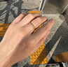 周大福RINGISM 排钻 18K金镶钻石戒指钻戒 U178232 14号 实拍图