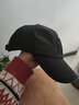 罗维利特帽子男夏天鸭舌帽女情侣百搭遮阳棒球帽情侣款男女通用 穿带款-黑色白字 均码 54-60 实拍图