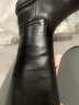 思加图冬季新款骑士夜曲长靴高筒靴机车靴粗跟黑色女靴EOQ01DG3 夜色黑（单里） 37 晒单实拍图