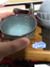 陶立方 手抓汝窑大盖碗雅致冰裂釉手工开片陶瓷茶壶功夫茶具可养天青色 实拍图